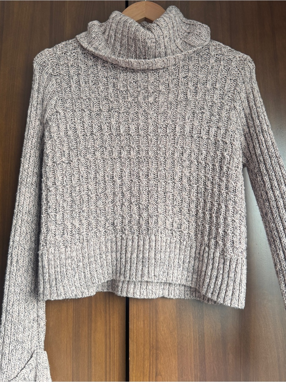 Free People Twisted Cable Cozy Turtleneck Medium
